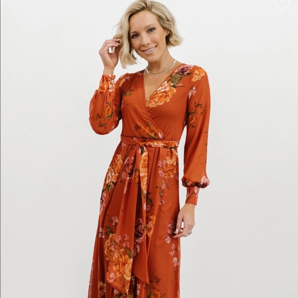 Baltic Born Lydia Maxi Dress size medium NEW bridesmaid wedding fall dress